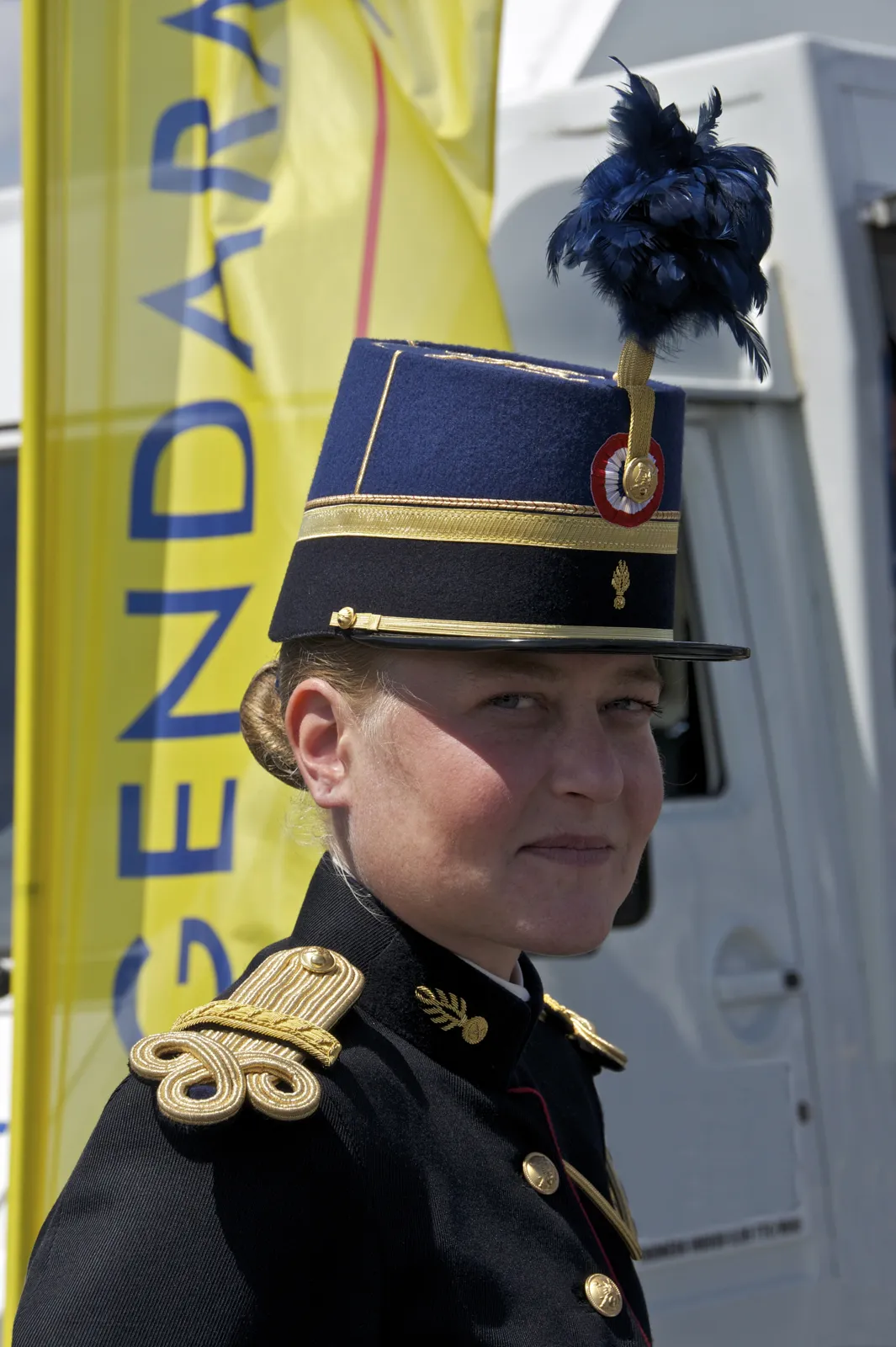 Élève-officier de la Gendarmerie nationale en formation